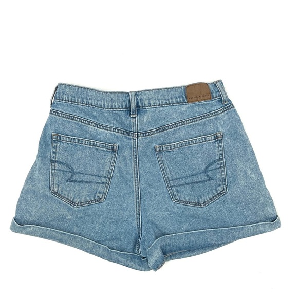 Aeropostale High Rise Curvy High Thrashed Stretchy Denim Jean Shorts Size 4 - Picture 9 of 9